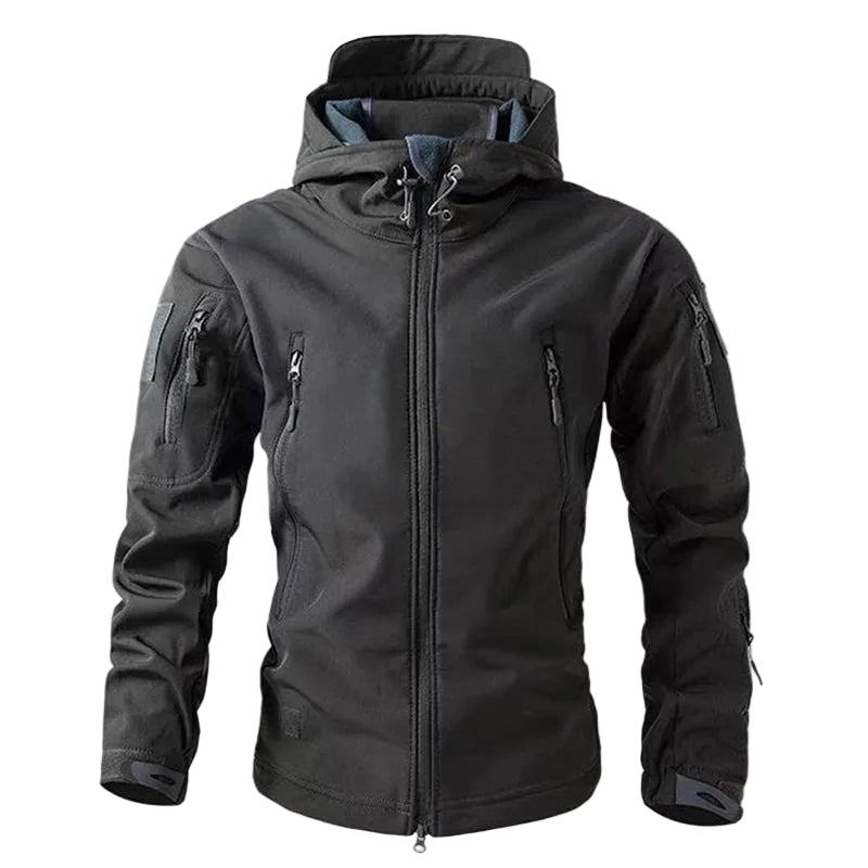 Jaqueta Masculina Térmica Impermeável Com Capuz