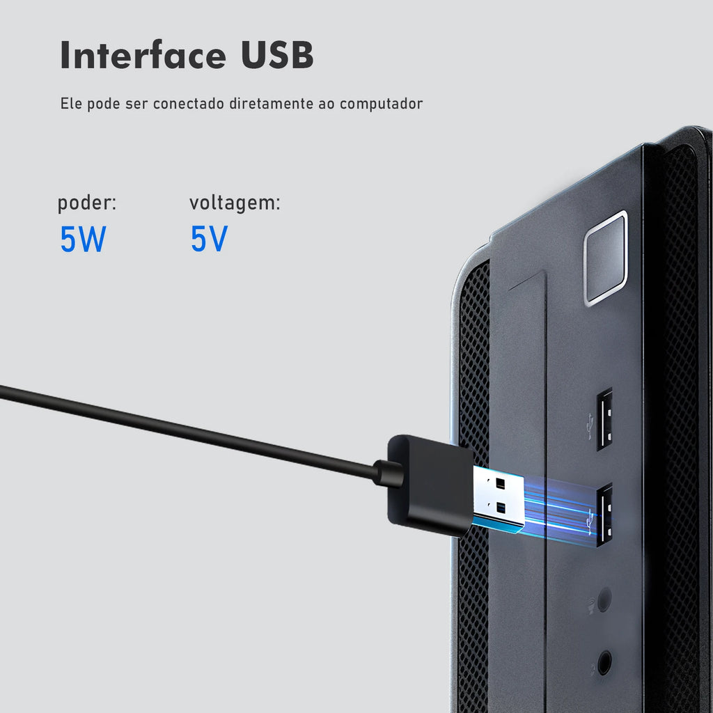 Luminária para Monitor com Controle Touch e Proteção Ocular