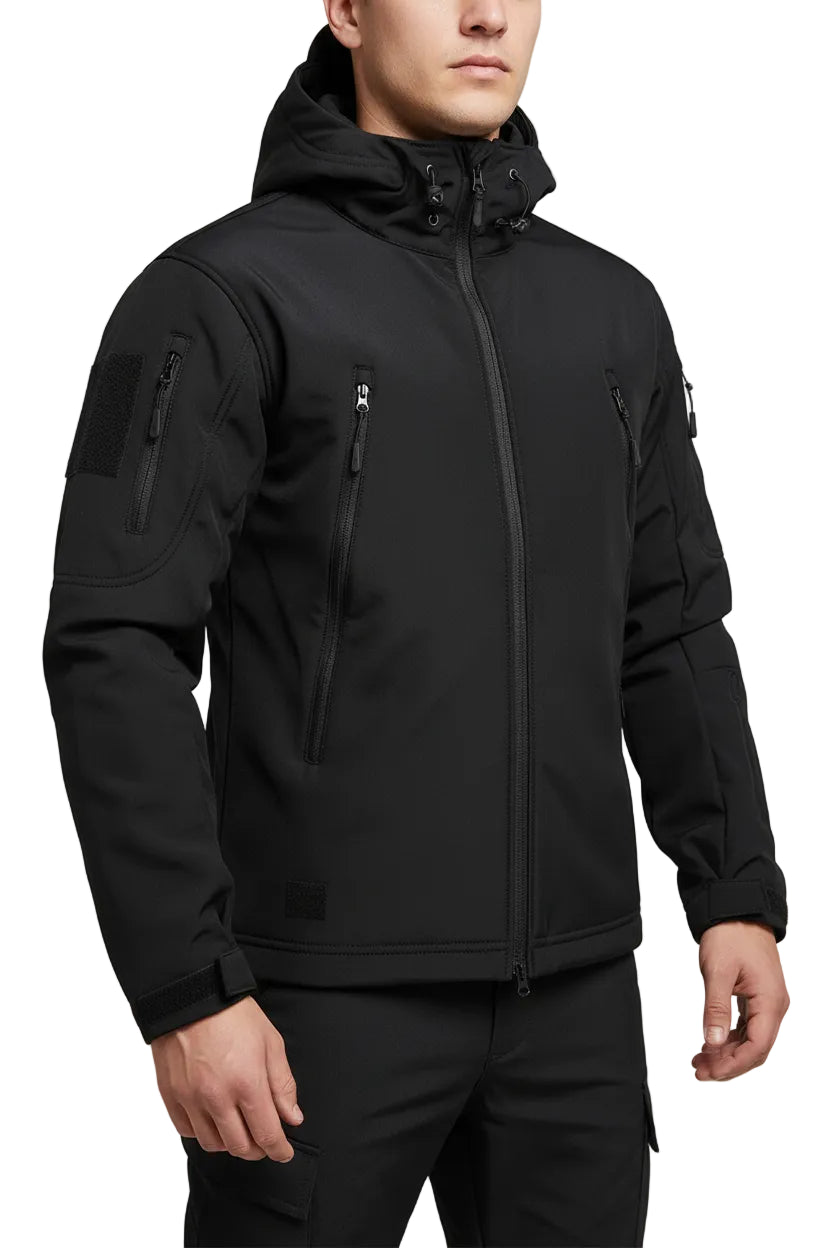 Jaqueta Masculina Térmica Impermeável Com Capuz
