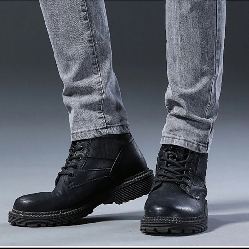 Calça Jeans Masculina Estilo Coreano Slim