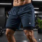 Short 2 em 1 Masculino Bermuda Esportiva Dry Fit Compre 1 Leve 3, Transforme seus treinos com o Short 2 em 1 Masculino, a escolha certa para quem busca desempenho, conforto e praticidade. 