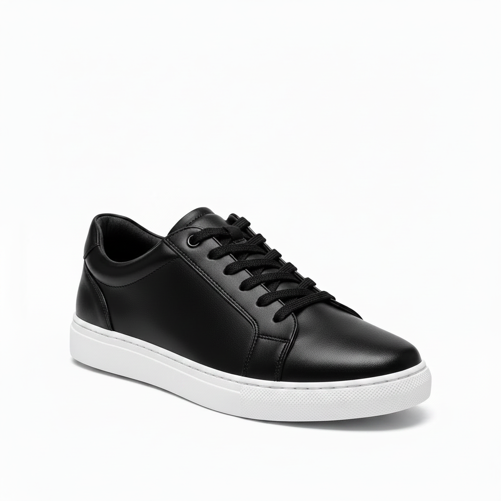 Tênis Casual Masculino de Couro Premium Confortável