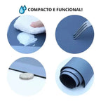 Tapete Oval Absorvente de Banheiro, oferece secagem rápida e superfície antiderrapante, garantindo segurança e conforto ao sair do banho. Seu formato oval se adapta facilmente a diversos espaços, enquanto o material de alta absorção mantém o ambiente seco, prevenindo acidentes. Ideal para quem busca praticidade e eficiência na rotina diária.