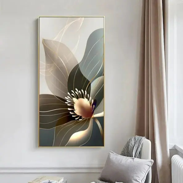 Tela Floral Minimalista Delicate Flower, combina design sofisticado e simplicidade, ideal para ambientes que buscam um toque elegante e contemporâneo. Com sua estética minimalista, destaca delicadas flores que trazem leveza e harmonia ao espaço, valorizando a decoração sem sobrecarregá-la. Perfeita para quem aprecia arte sutil e refinada, esta peça é uma escolha versátil para diversos estilos de interiores.