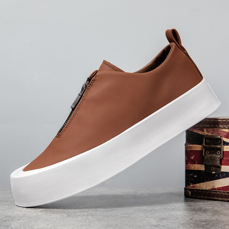 Tenis de Couro Masculino Microfibra Davidson ,Harley‑Davidson calçado esportivo masculino em microfibra respirável com costura. Solado flat de borracha com tecnologia viscose. Conforto e estilo.