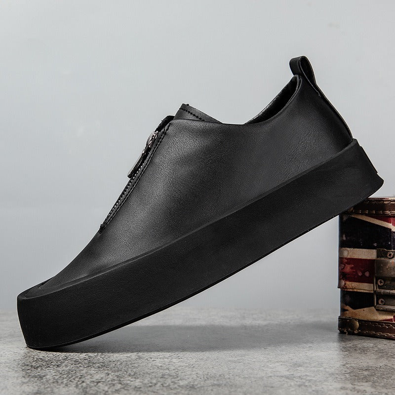 Tenis de Couro Masculino Microfibra Davidson ,Harley‑Davidson calçado esportivo masculino em microfibra respirável com costura. Solado flat de borracha com tecnologia viscose. Conforto e estilo.