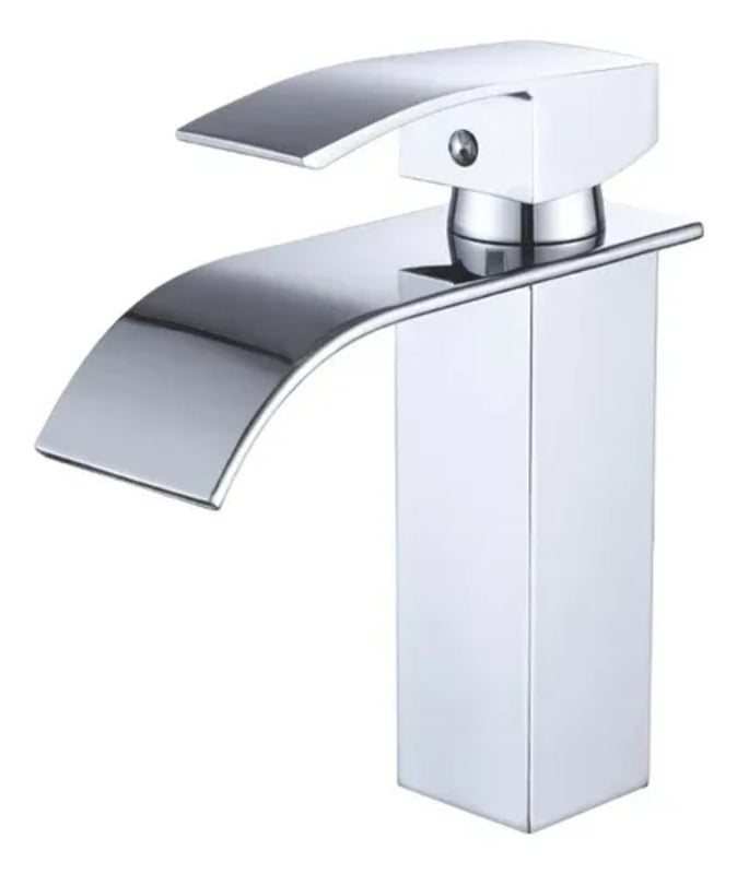 Torneira Banheiro Cascata Baixa Cromada Premium