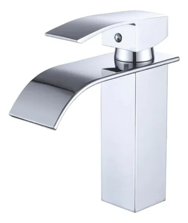 Torneira Banheiro Cascata Baixa Cromada Premium