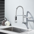 Torneira Gourmet Inox de Parede, Jato Duplo Aerado e Ducha, Bica Giratória 360°, Design Robusto e Fácil Instalação, Aproveite Durabilidade e Estilo, Compre Agora