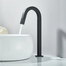 Torneira Monocomando de Bancada em Preto Fosco – Design Contemporâneo, Corpo Metálico e Válvula Cerâmica. Ideal para Banheiros Modernos. Compre Agora!