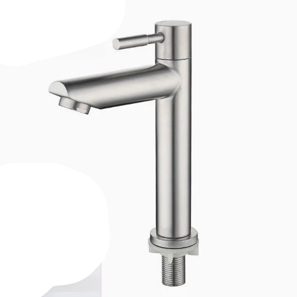 Torneira de Banheiro Monocomando Fria Aço Inox