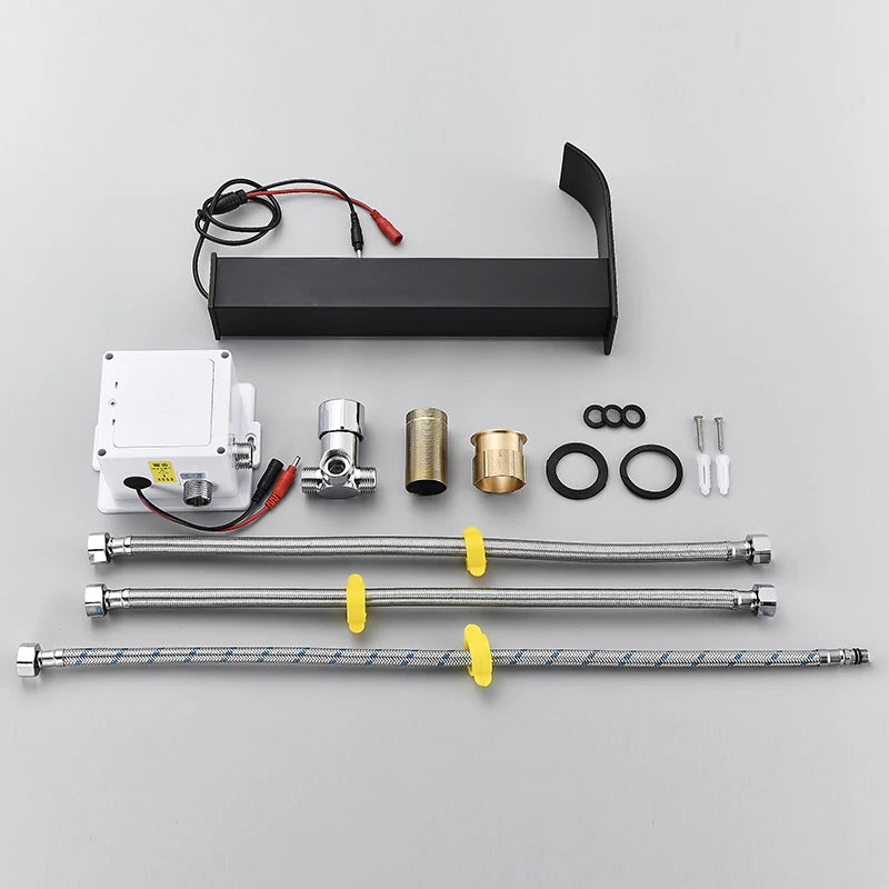 Torneira sensorizada automática para lavatório – bancada, água quente/fria