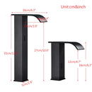 Torneira sensorizada automática para lavatório – bancada, água quente/fria