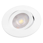 Kit 10 Luminária Spots LED Embutidos Direcionáveis