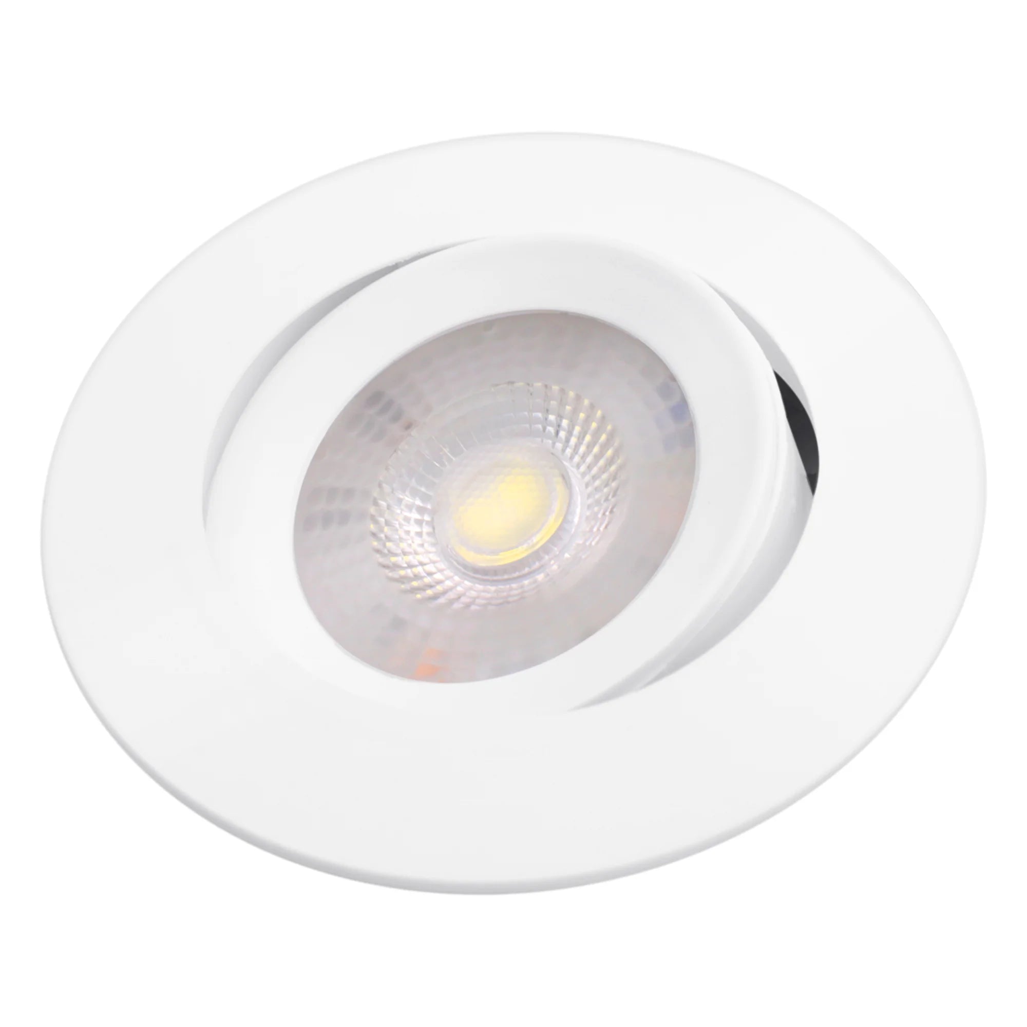 Kit 10 Luminária Spots LED Embutidos Direcionáveis