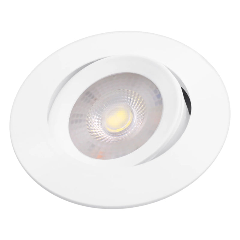 Kit 10 Luminária Spots LED Embutidos Direcionáveis