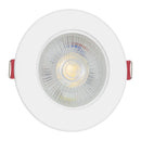 Kit 10 Luminária Spots LED Embutidos Direcionáveis