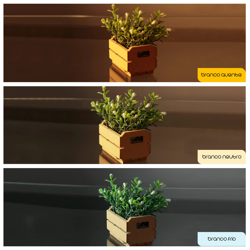 Kit 10 Luminária Spots LED Embutidos Direcionáveis