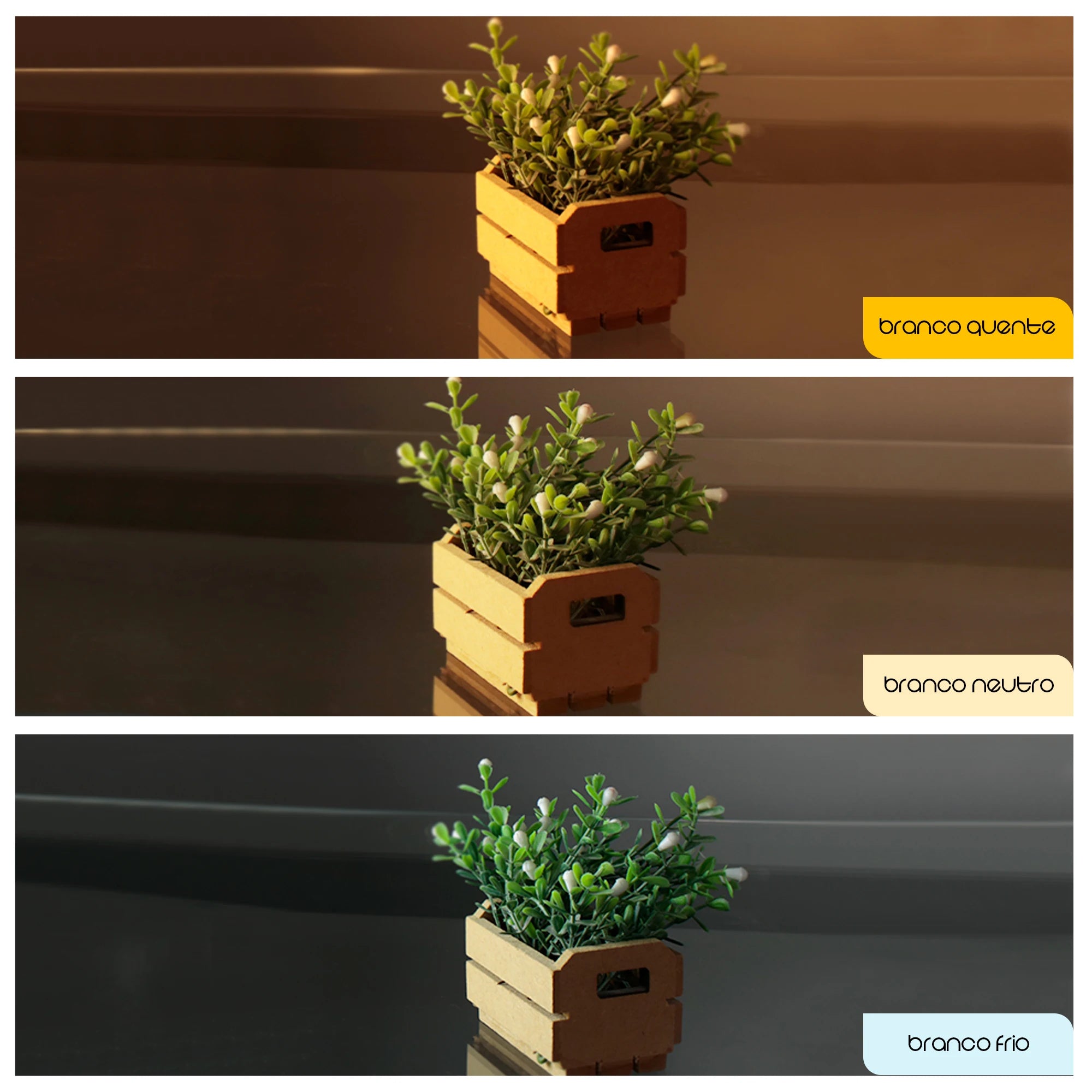 Kit 10 Luminária Spots LED Embutidos Direcionáveis