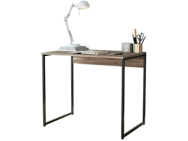 Urban Mesa Industrial 90×60cm Compacta Eficiência, Tampo Em MDP 15Mm FF Mel Com Estilo Moderno, Estrutura De Aço Preta Pintura Epóxi Alta Durabilidade, Suporta Até 20Kg Ideal Para Trabalho Com Laptop Monitor, Montagem Com Sistema Bolt Simples E Funcional, Limpeza Prática Com Pano Seco Sem Abrasivos