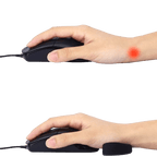 Almofada de Descanso de Pulso de Silicone para Mouse Almofada de Descanso de Pulso de Silicone para Mouse SabinoVision 