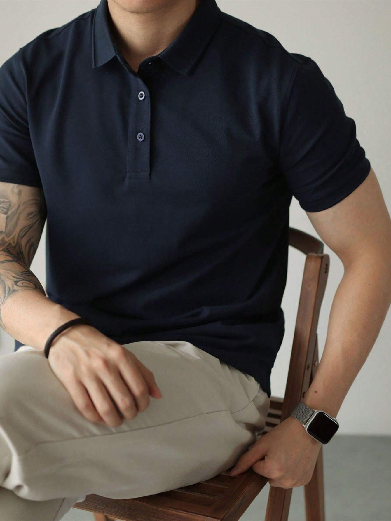 Camisa Polo Básica – Gola Polo, Manga Curta, Tecido Piquet Premium