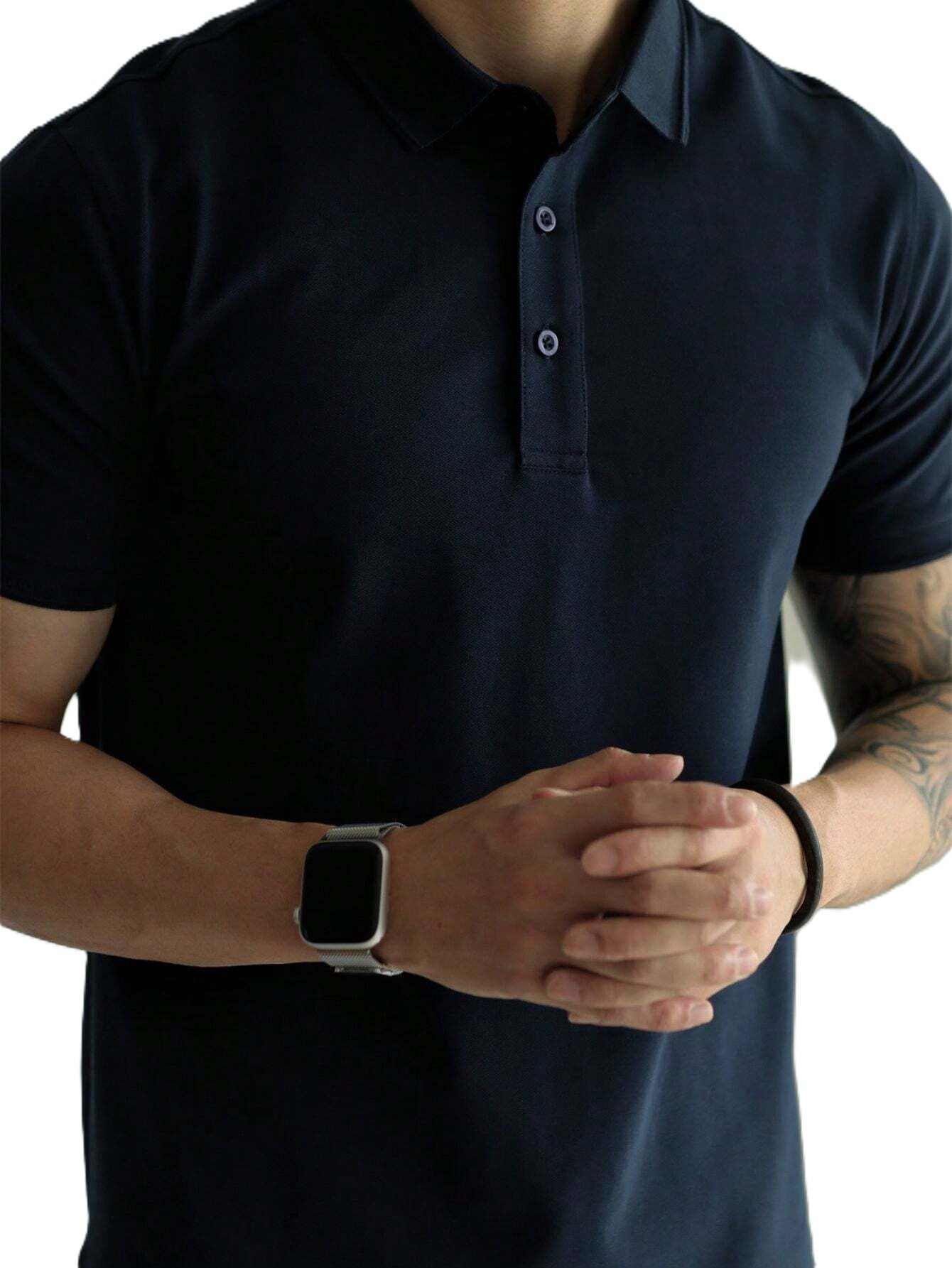 Camisa Polo Básica – Gola Polo, Manga Curta, Tecido Piquet Premium