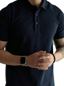 Camisa Polo Básica – Gola Polo, Manga Curta, Tecido Piquet Premium