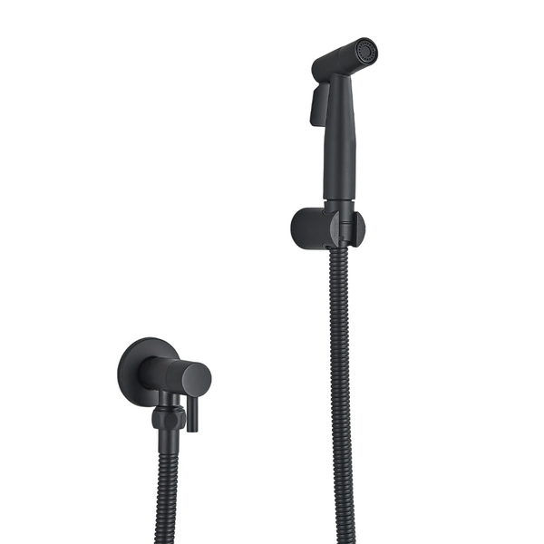 bidê de parede em aço inox. Spray horizontal preciso para uma limpeza higiênica e prática. Escolha entre gold ou black e renove seu banheiro!