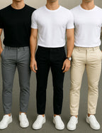 calça masculina, calça sarja, calça casual, moda masculina, pants masculina, slim fit, skinny fit, com elastano, confortáveis, bolsos, preto, azul marinho, bege, look casual, estilo urbano, básica, casual chic, sarja ajustada, tecido confortável, visual moderno, versátil, masculino estilo casual, caimento impecável, roupas masculinas.