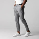 Calça Casual Masculina de Algodão Respirável
