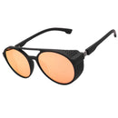 Óculos de sol Steampunk Alok Premium Floripa, estilo retrô soldador unissex, proteção UV400, armação de acetato, lentes de policarbonato, aro completo, ideal para moda praia e uso diário.