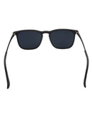 Óculos de sol polarizado Madrid Preto, estilo quadrado clássico vintage, proteção UV400, armação em acetato e metal, lentes de policarbonato, aro completo, unissex, ideal para moda praia e uso diário.