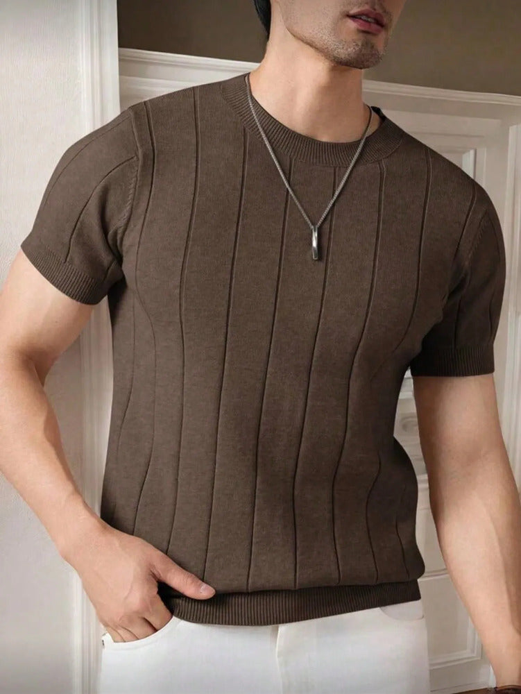 Camiseta Masculina Slim Fit Gola Careca Premium