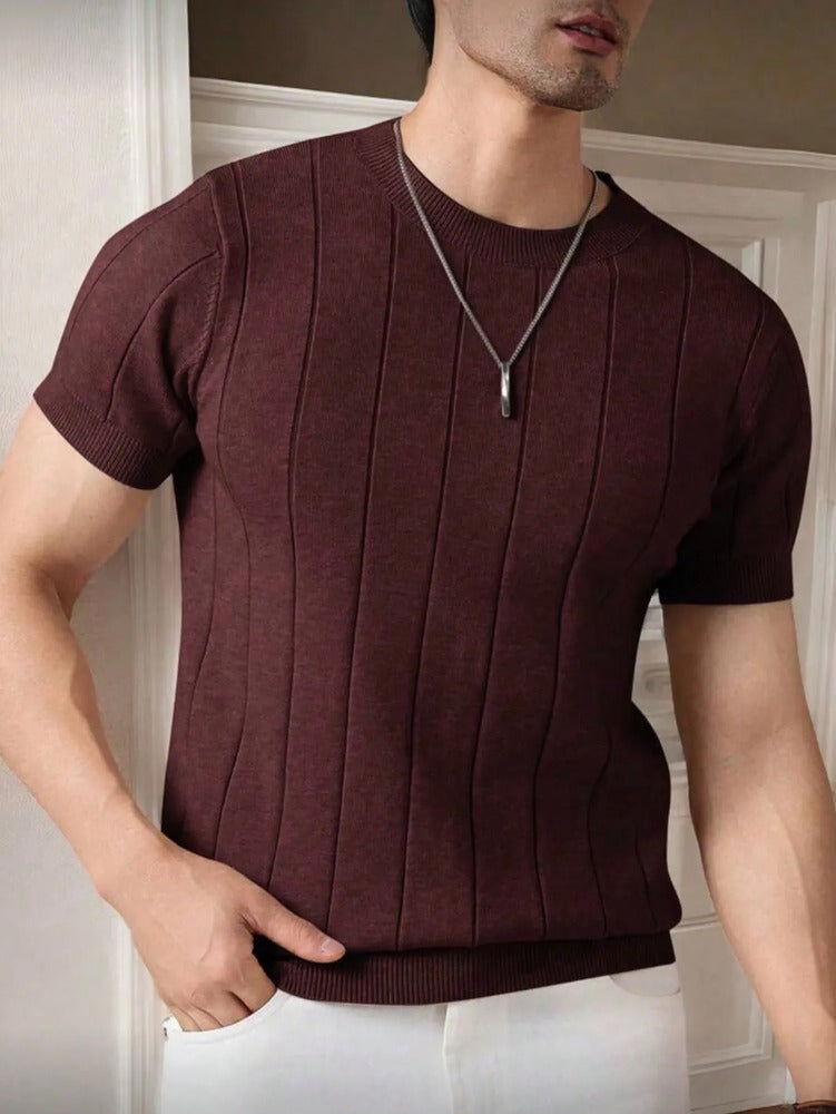 Camiseta Masculina Slim Fit Gola Careca Premium