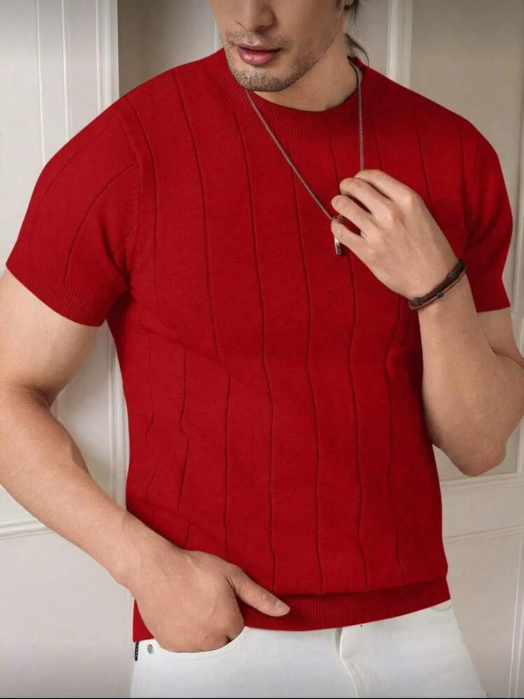 Camiseta Masculina Slim Fit Gola Careca Premium