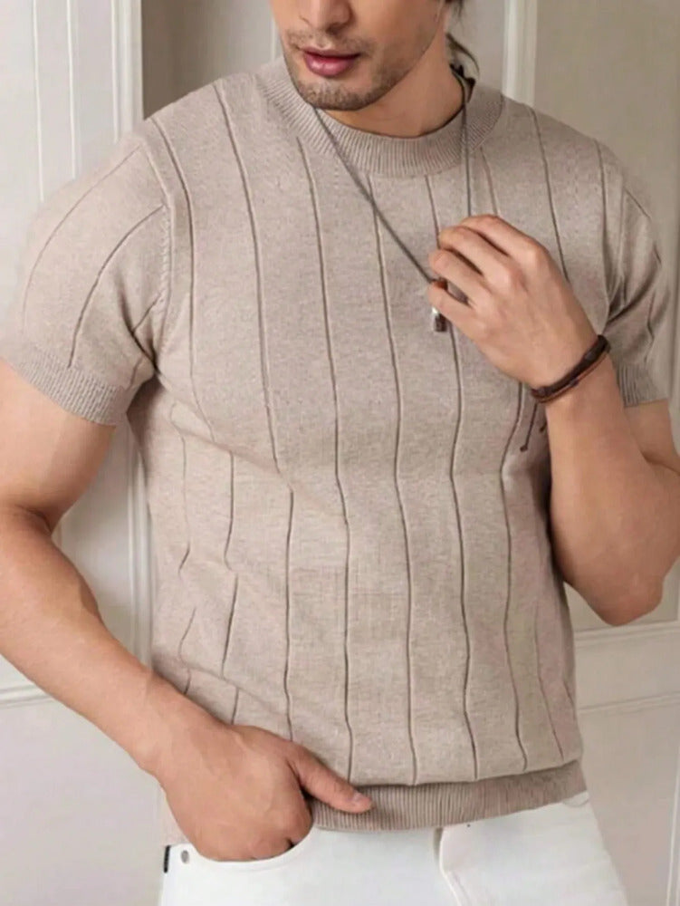 Camiseta Masculina Slim Fit Gola Careca Premium
