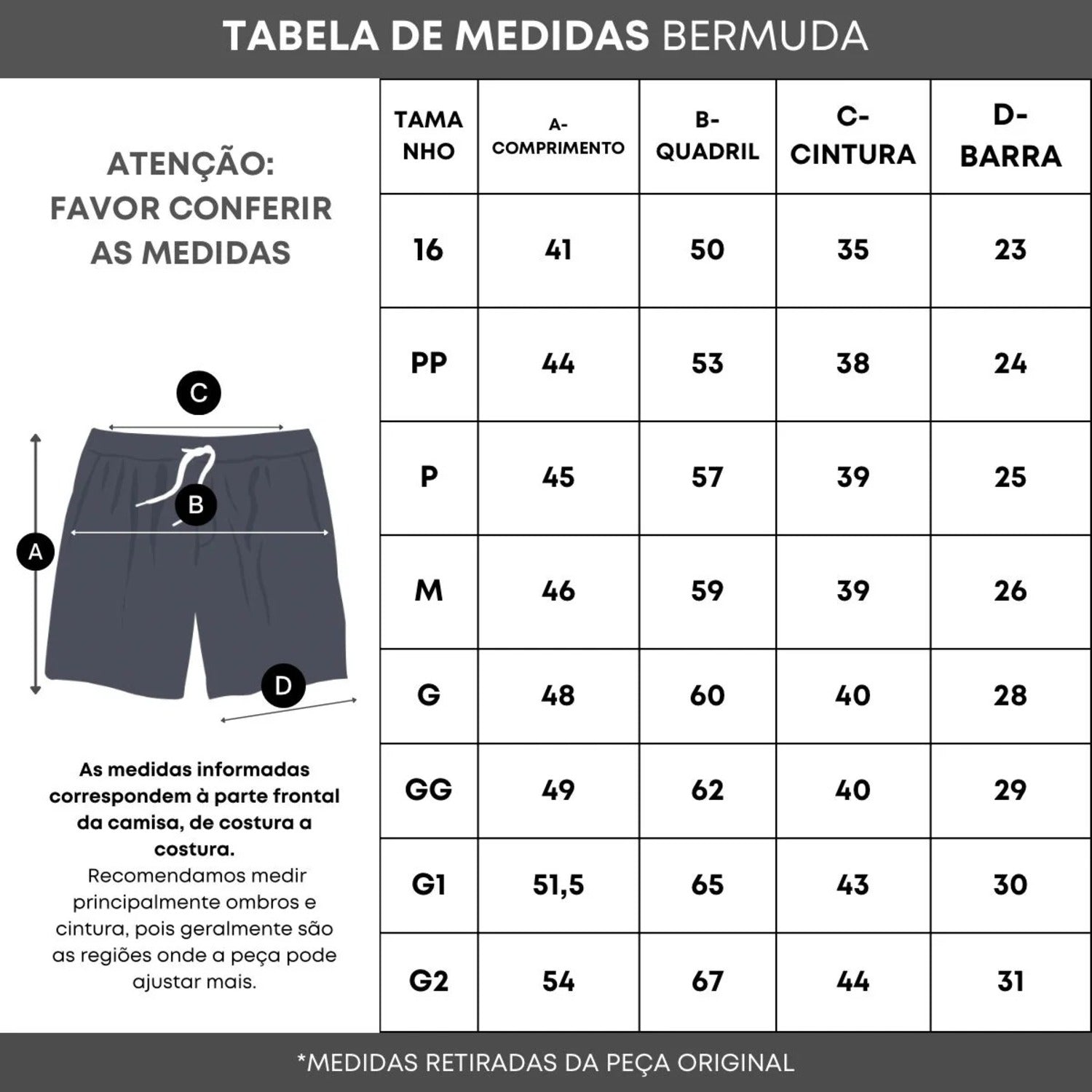 Bermuda Masculina Sarja Bege Com Elástico e Cordão