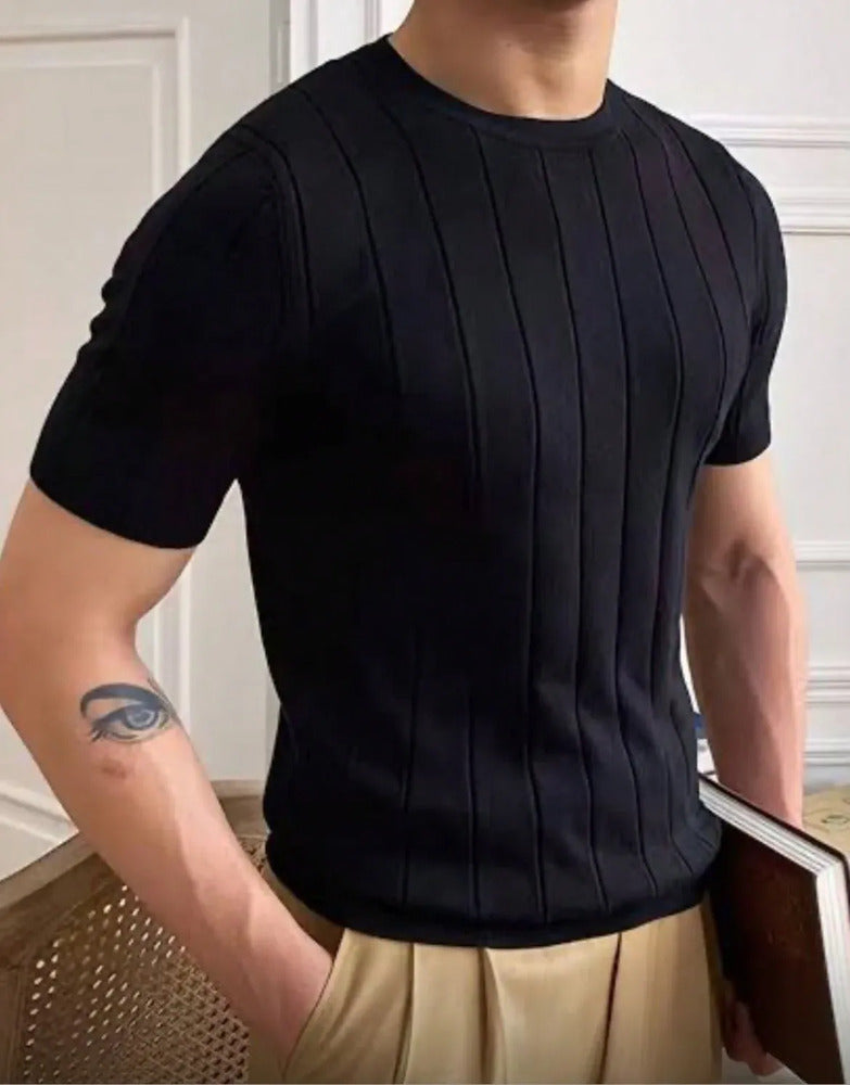 Camiseta Masculina Slim Fit Gola Careca Premium