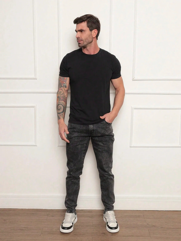 Calça Jeans Masculina Elastano
