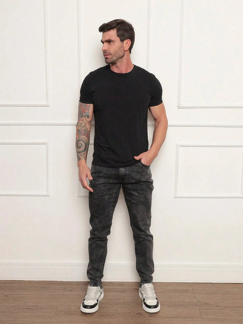 Calça Jeans Masculina Elastano
