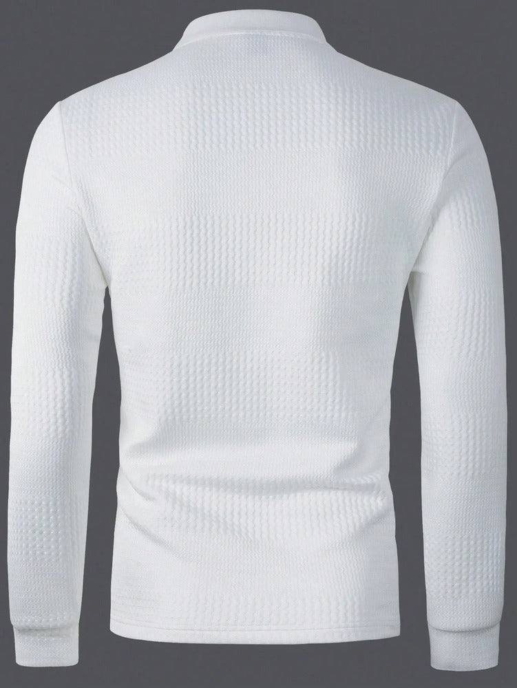 Camisa Polo Masculina Manga Longa