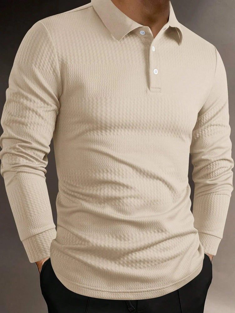 Camisa Polo Masculina Manga Longa