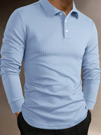 Camisa Polo Masculina Manga Longa