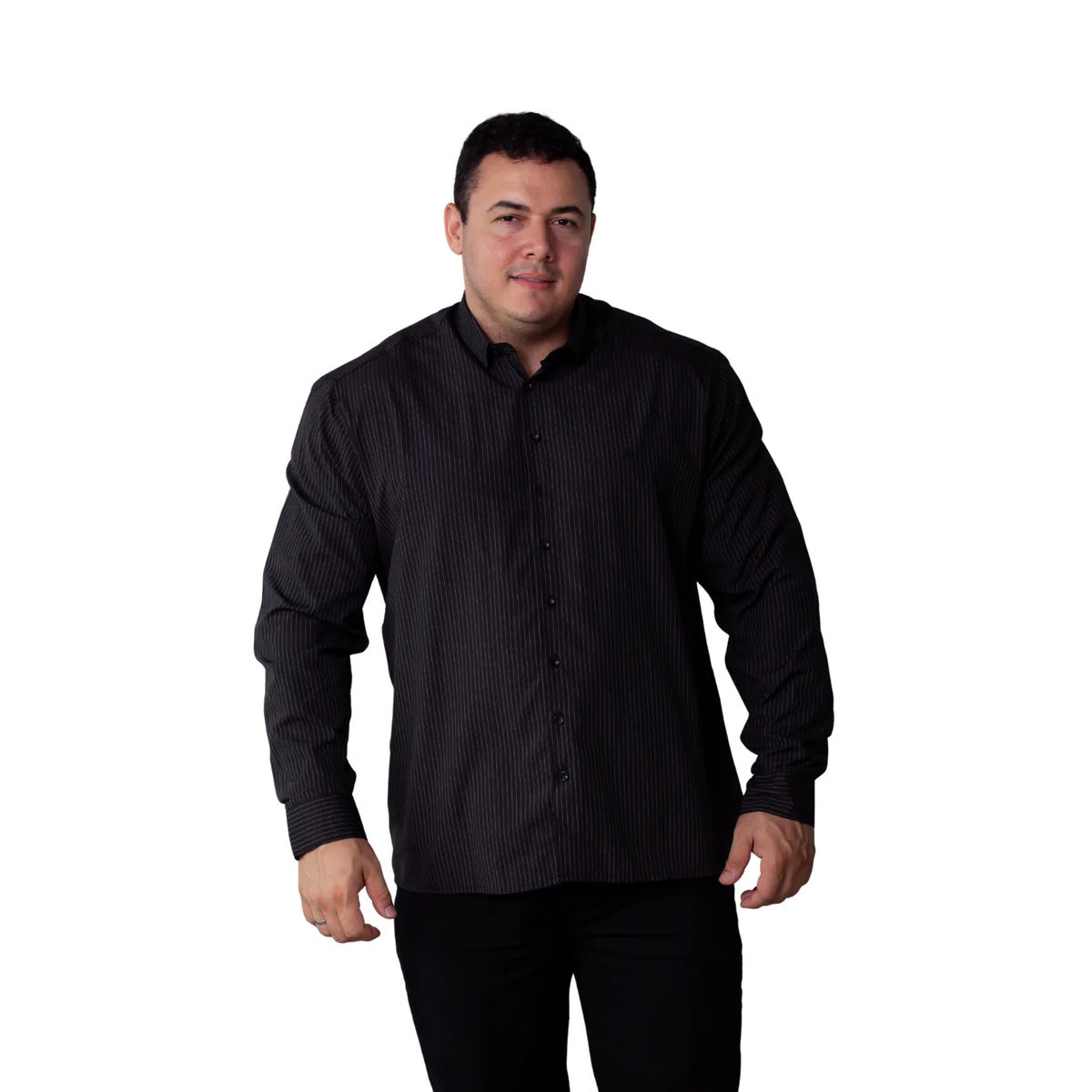 Camisa Manga Longa Plus Size