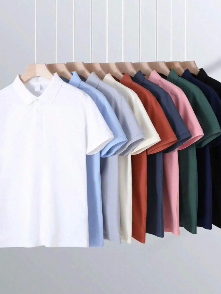 Camisa Polo Masculino kit 3 Gola Clássica