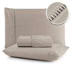 jogo lençol queen micropercal 400 fios ponto palito branco