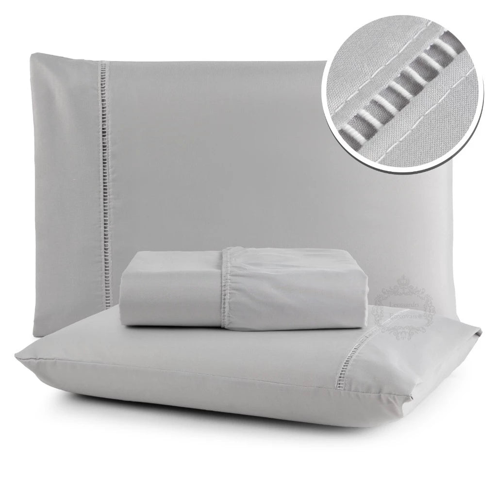 jogo lençol queen micropercal 400 fios ponto palito branco