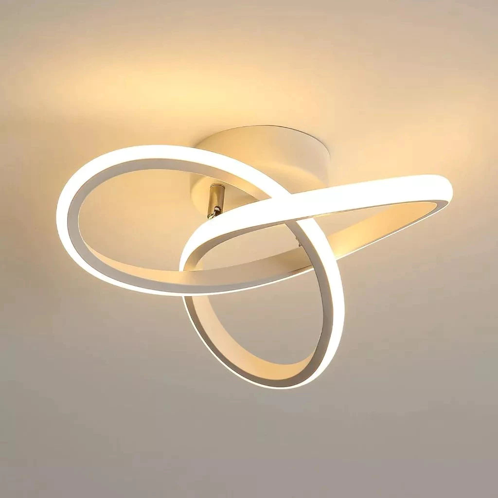 Luminária de teto LED moderna 3 cores superfície