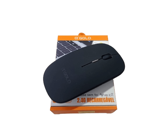 Mouse Sem Fio Bluetooth Recarregável Mouse Sem Fio com Bluetooth Recarregável SabinoVision 
